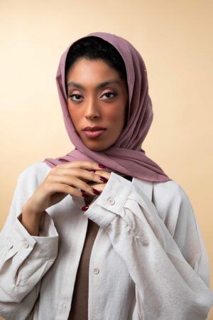 Chiffon Hijab scatterd stone